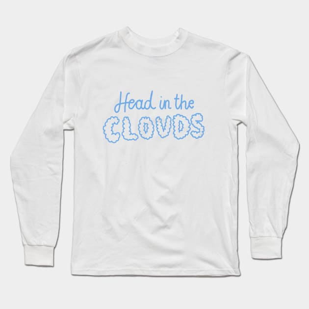 head in the clouds Long Sleeve T-Shirt by emilyjm